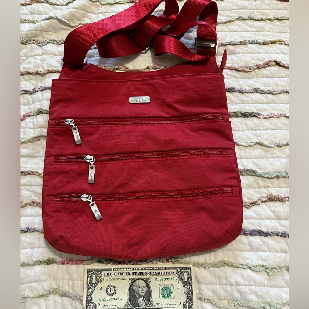 Baggallini cross body, lots of pockets!